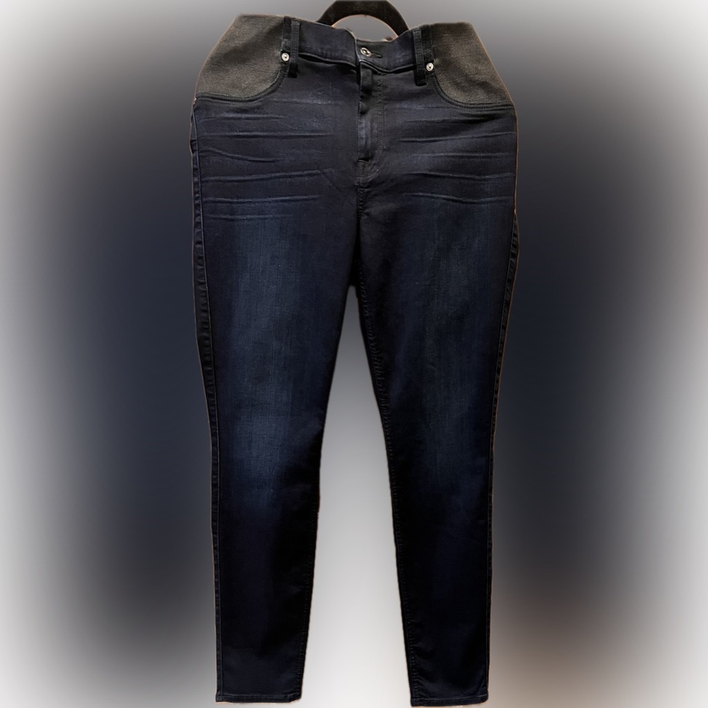 7 For All Mankind Super Skinny B(Air) dark blue jeans, wmns size 10 (UK 31), NWT